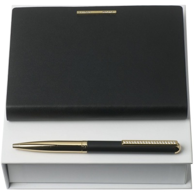 PS2102085876 Nina Ricci. Набор Barrette Noir: блокнот А6 и ручка, черный