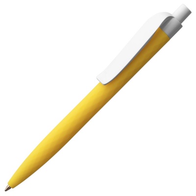 PS171031378 Prodir. Ручка шариковая Prodir QS01 PMP-P, желтая с белым