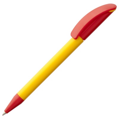 PS1701024441 Prodir. Ручка шариковая Prodir DS3 TPP Special, желтая с красным