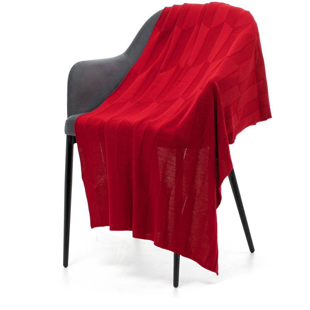 PS1710251010 teplo. Плед Rombus, красный