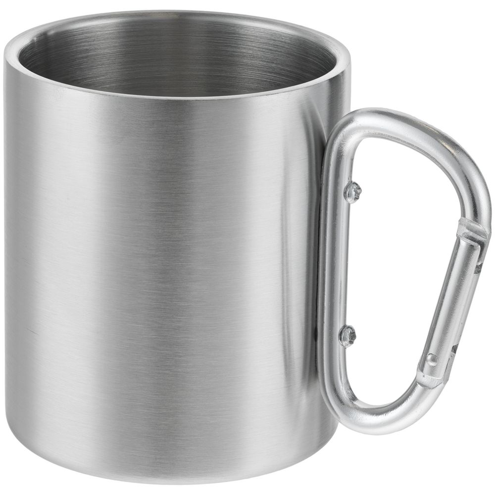 PS1710251284 Кружка Trek, с серебристой ручкой-карабином