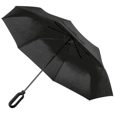 PS2203155135 Зонт складной Hoopy с ручкой-карабином, черный