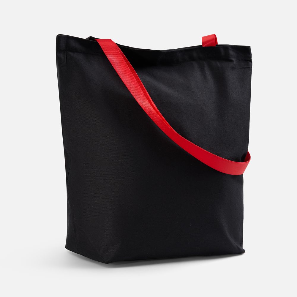 PS1710255028 andor. Шопер B5, черный с красными ручками