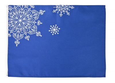 PS15097172 Декоративная салфетка &laquo;Снежинки&raquo;, синяя