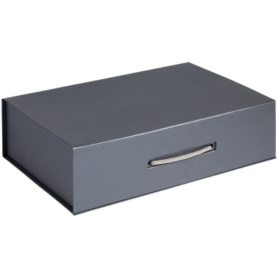 PS2006778 Коробка Case, подарочная, темно-серебристая