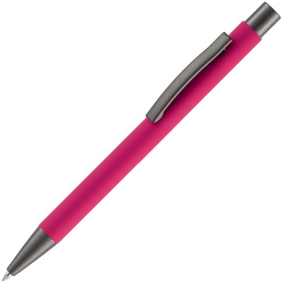 PS2408261500 Open. Ручка шариковая Atento Soft Touch, розовая