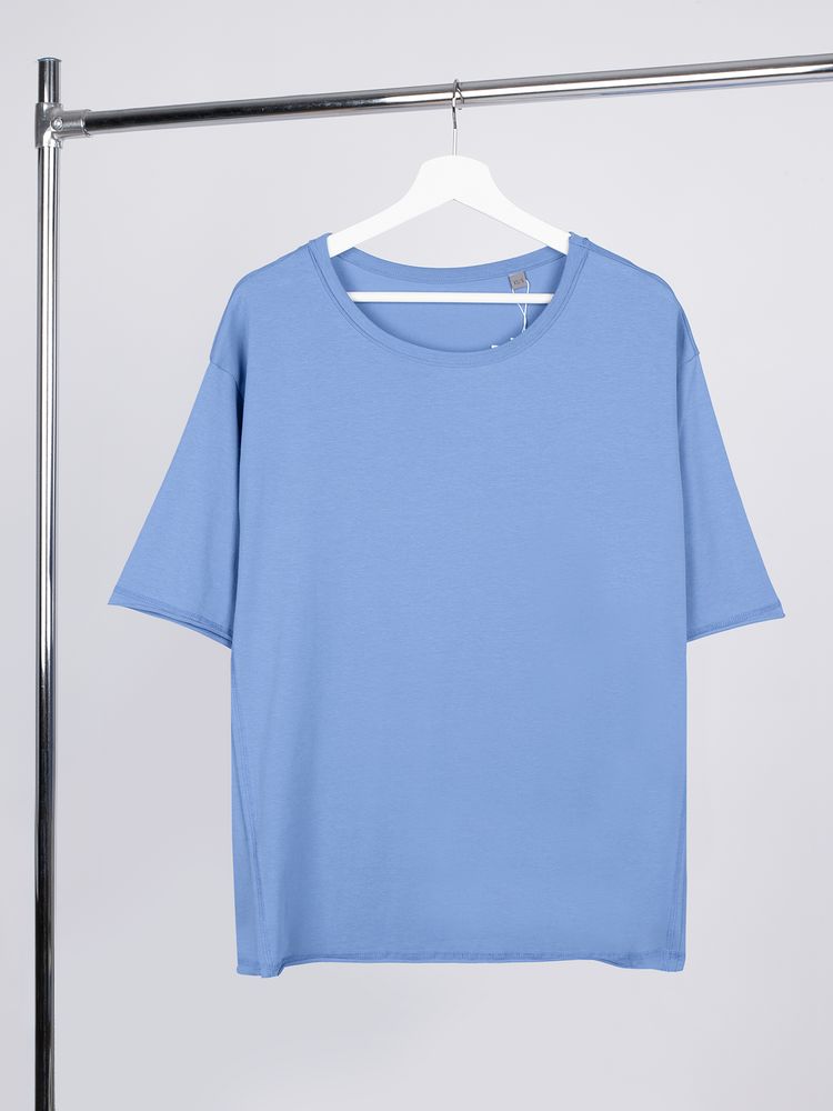 PS171025763 Manevr Vozduh. Футболка оверсайз унисекс Vozduh, синяя