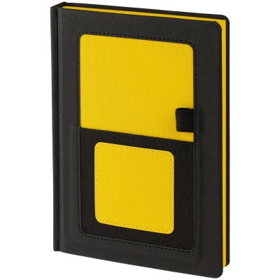 PS2408238664 Контекст. Ежедневник Mobile, недатированный, черно-желтый