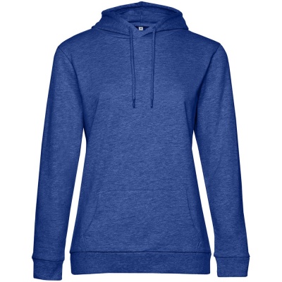 PS2102084555 BNC. Толстовка с капюшоном женская Hoodie, ярко-синий меланж