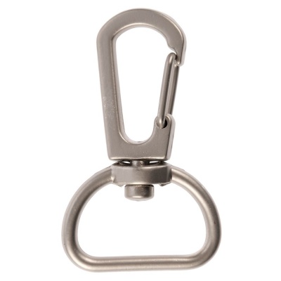 PS240826674 Застежка-карабин Snap Hook, M, серебристая