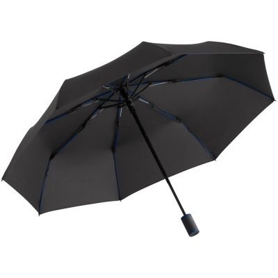 PS2203158210 Fare. Зонт складной AOC Mini с цветными спицами, темно-синий