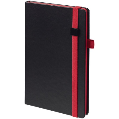 PS2408261257 Контекст. Ежедневник Ton Black, недатированный, черный с красным