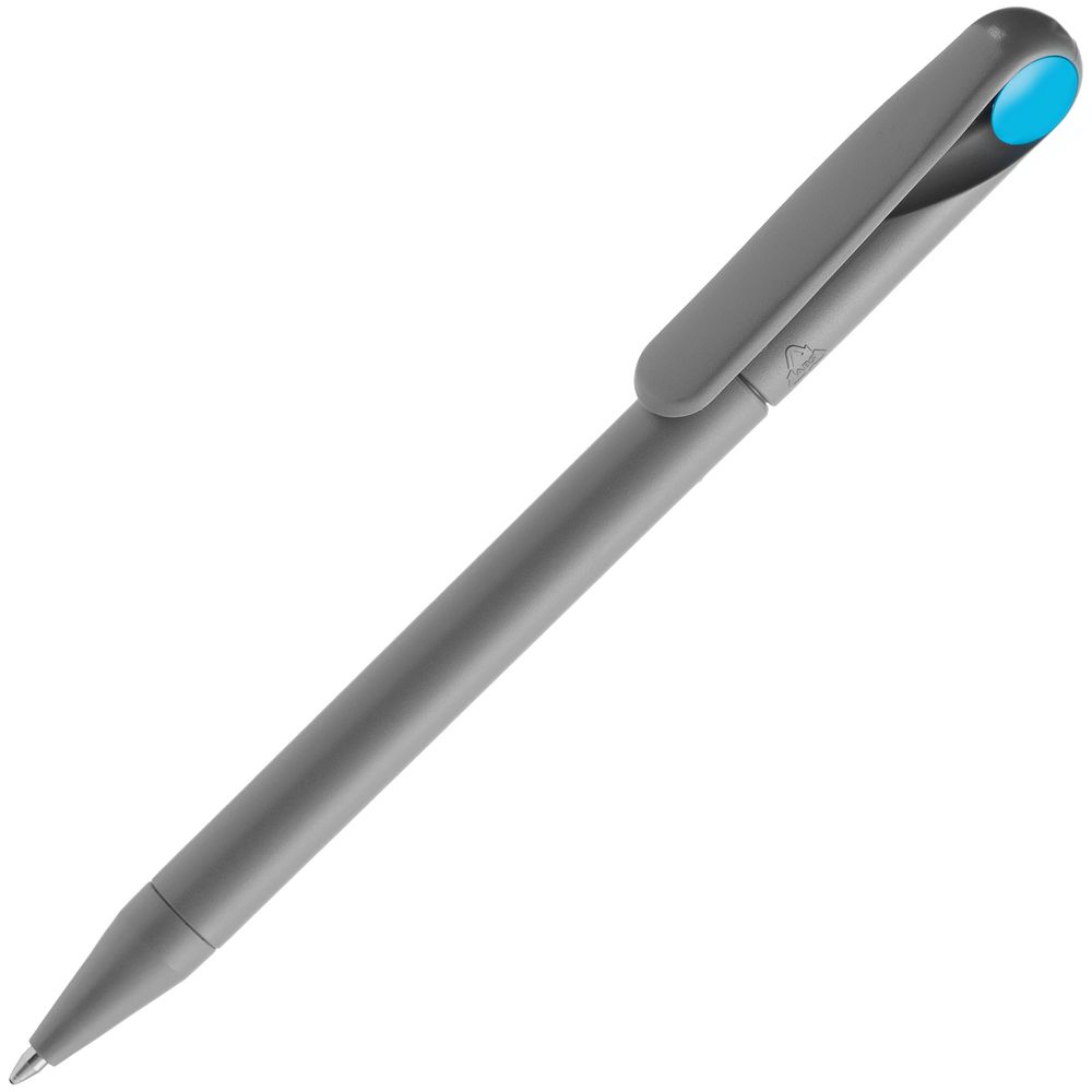PS2408238155 Prodir. Ручка шариковая Prodir DS1 TMM Dot, серая с голубым