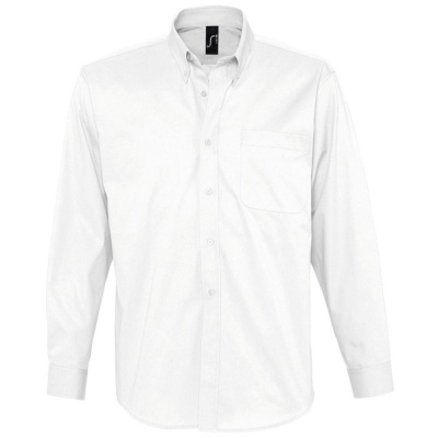 PS10TX-WHT25L Sol&#39;s. Рубашка мужская с длинным рукавом BEL AIR белая, размер L