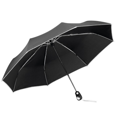 PS2203155922 Складной зонт Drizzle, черный с белым