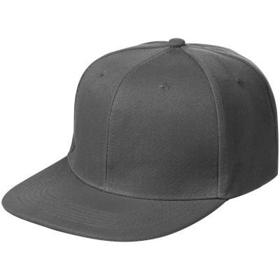 PS2408234225 Molti. Бейсболка Snapback с прямым козырьком, серая