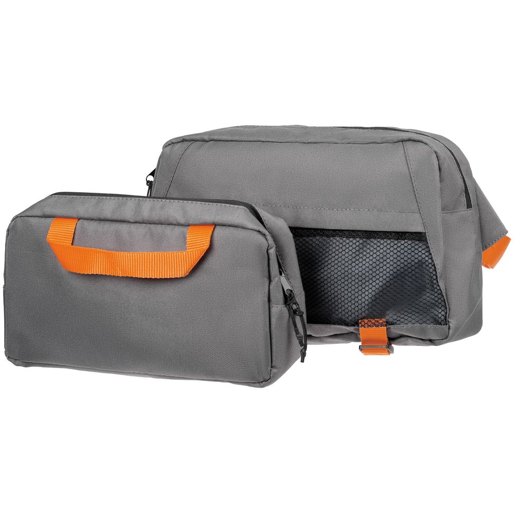PS2408231224 Stride. Поясная сумка с термовставкой Vikbelt, серая