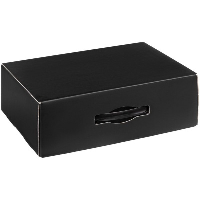 PS2408261439 сделано в России. Коробка Matter Light, черная, с черной ручкой