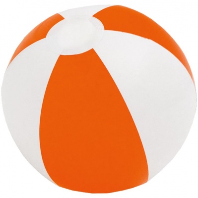 PS2203157820 Надувной пляжный мяч Cruise, оранжевый с белым