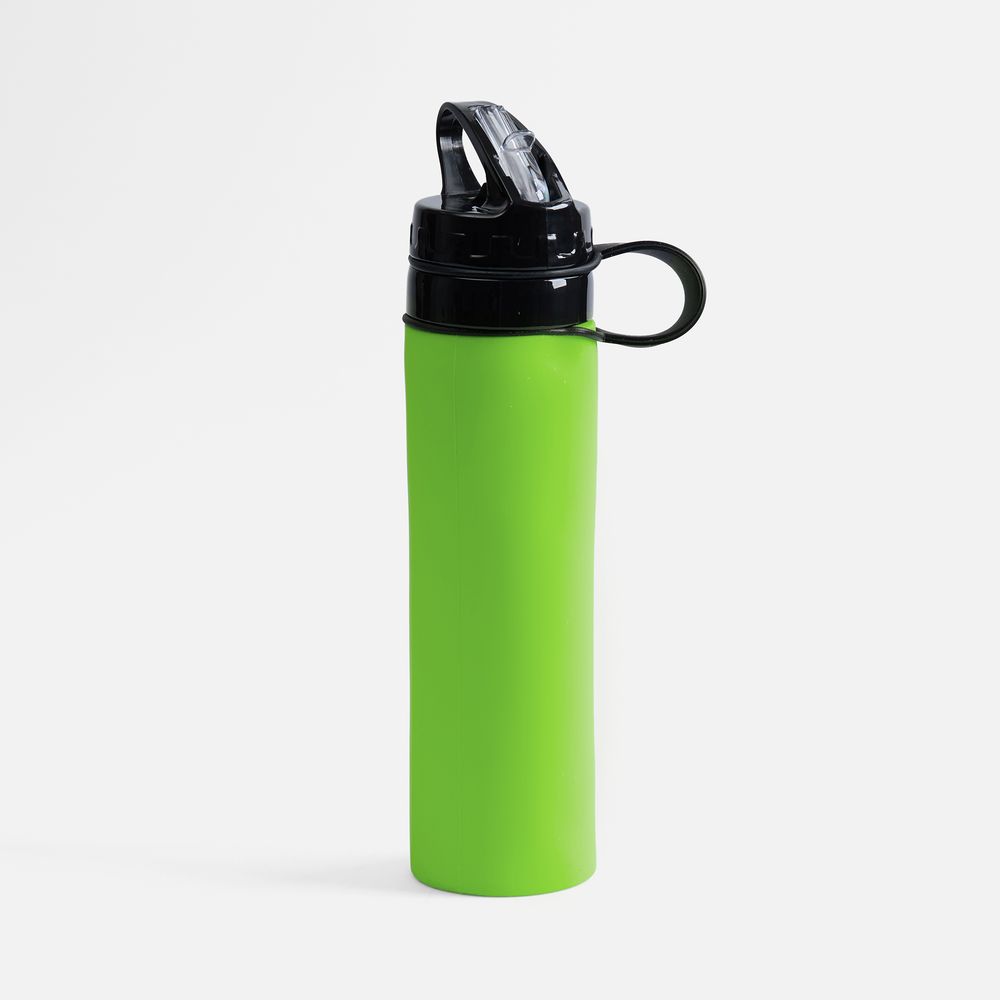 PS1710252936 Stride. Складная бутылка для воды Langfossen, зеленое яблоко