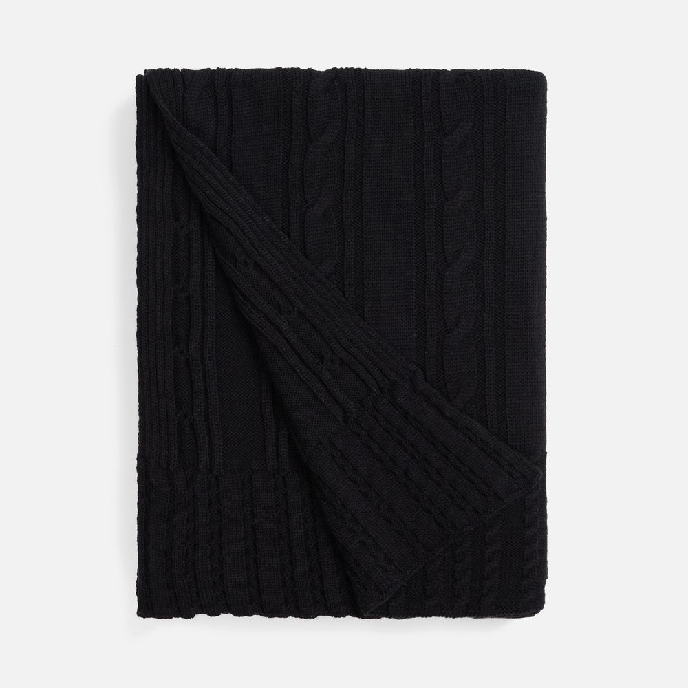 PS1710254828 teplo. Плед Remitti, черный