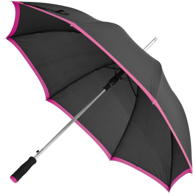 PS2203155149 Зонт-трость Highlight, черный с розовым