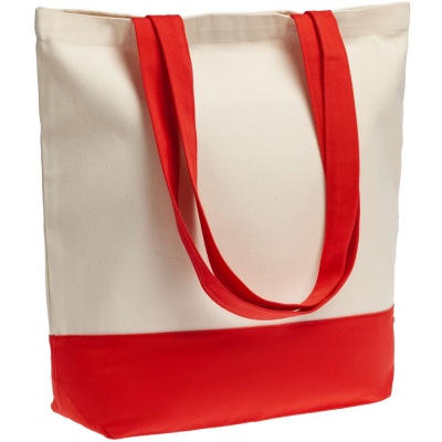 PS2007493 Холщовая сумка Shopaholic, красная