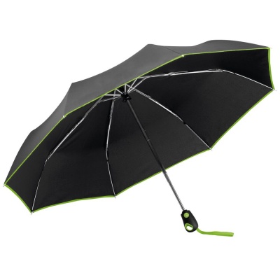 PS2203155924 Складной зонт Drizzle, черным с зеленым