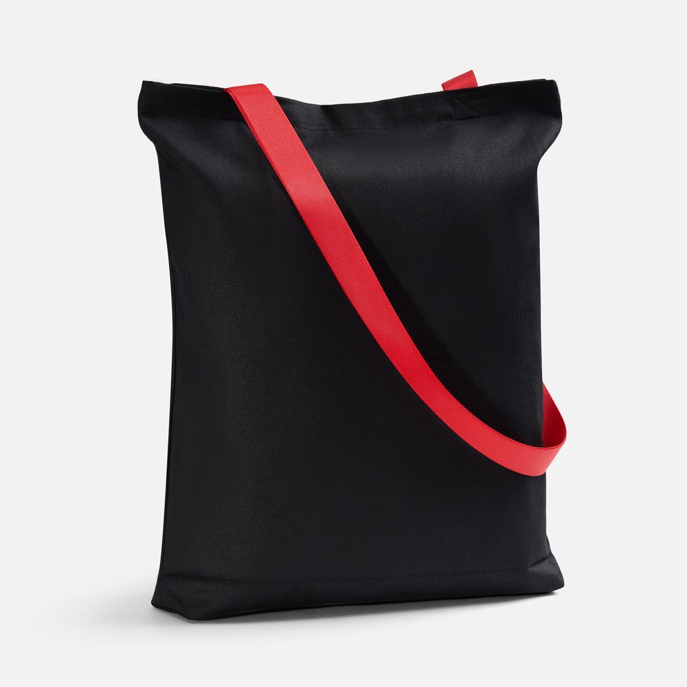 PS1710255022 andor. Шопер B4, черный с красными ручками