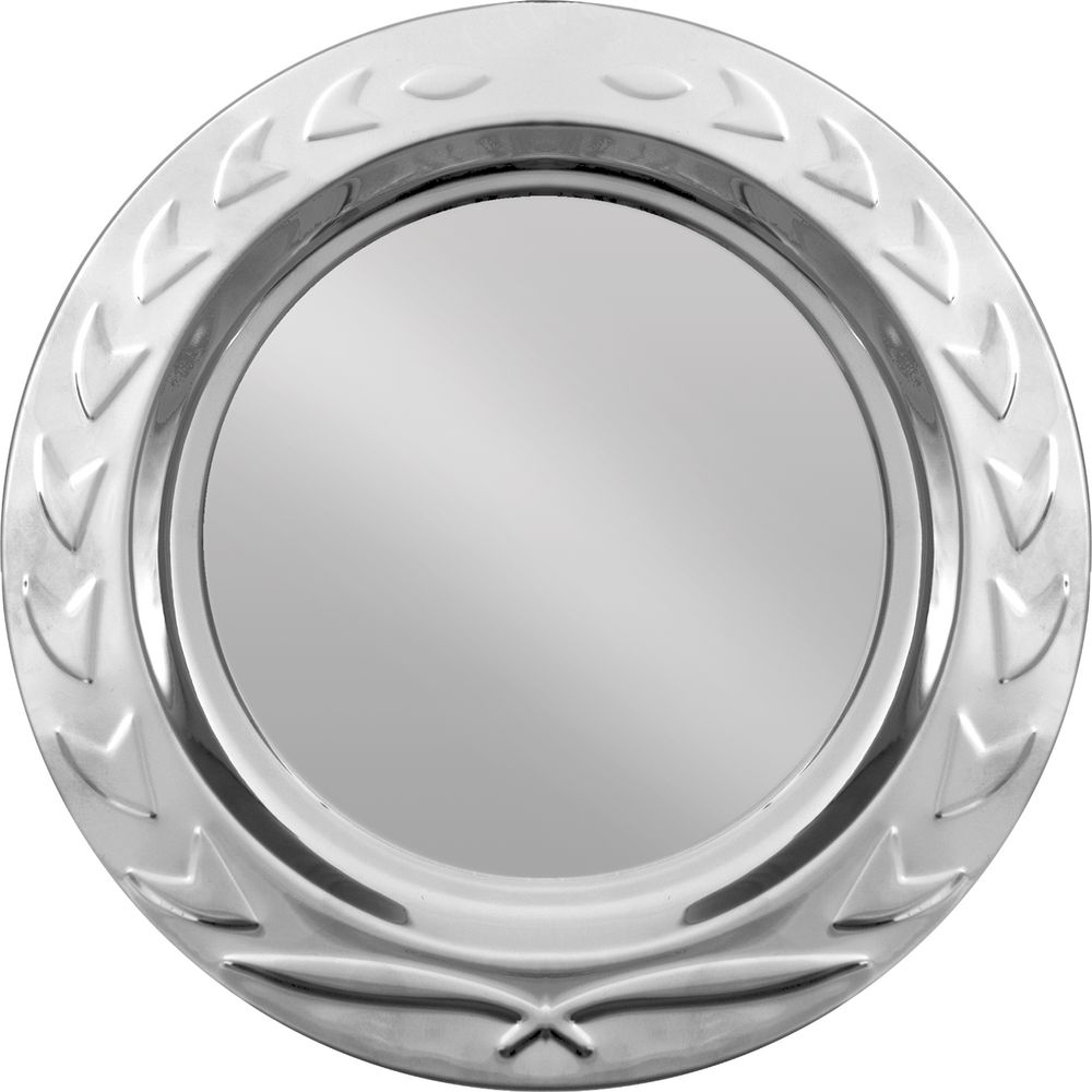 PS1710251981 Тарелка наградная &laquo;Круг почета&raquo;, серебристая