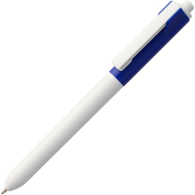 PS1701024413 Open. Ручка шариковая Hint Special, белая с синим