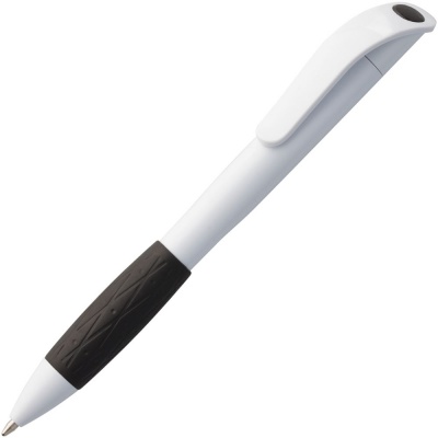 PS1701024406 Open. Ручка шариковая Grip, белая с черным