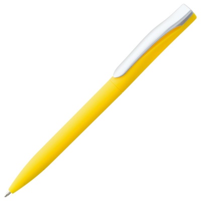 PS1701024426 Open. Ручка шариковая Pin Soft Touch, желтая