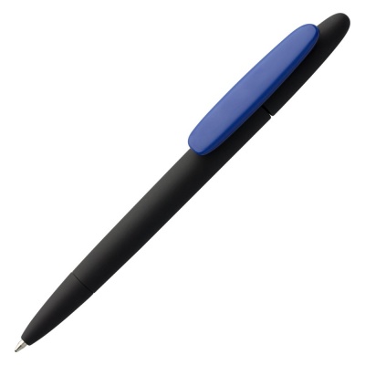 PS171031385 Prodir. Ручка шариковая Prodir DS5 TRR-P Soft Touch, черная с синим