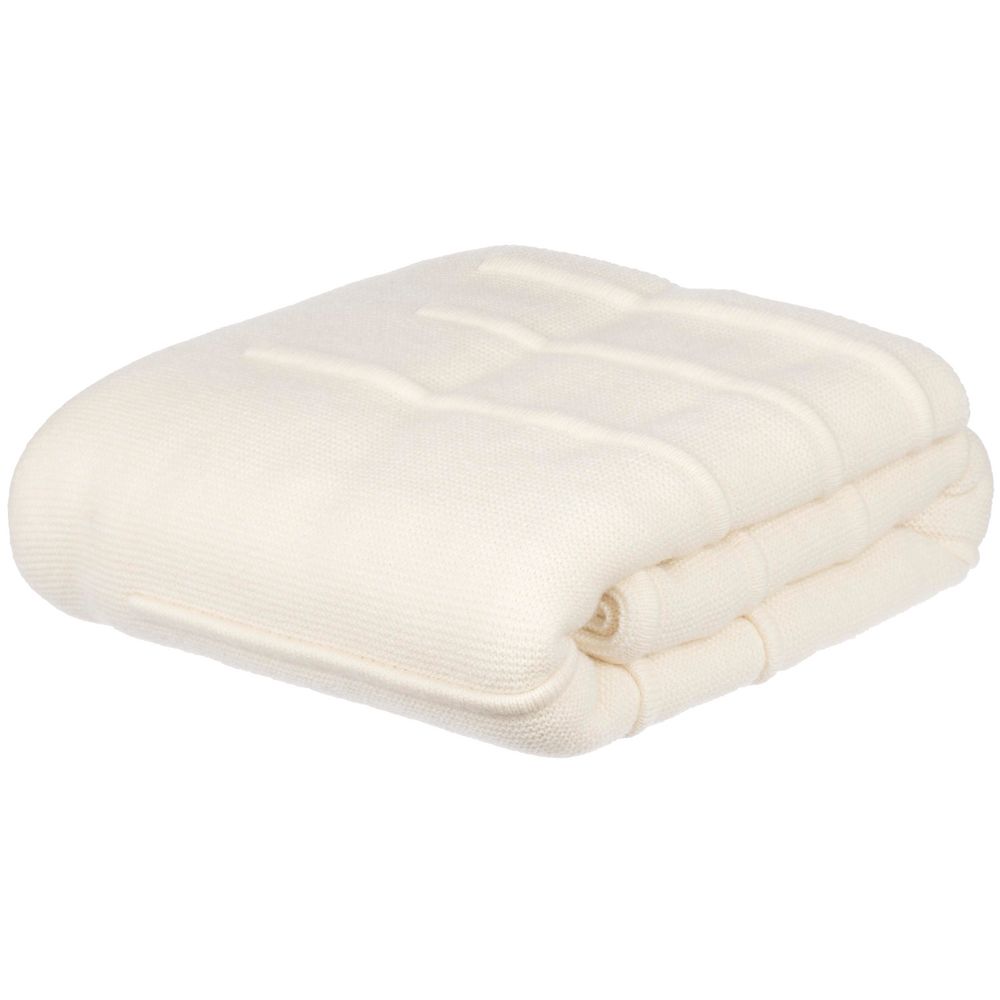 PS1710251461 Very Marque. Плед Nessona Alpaca, белый (ванильный)