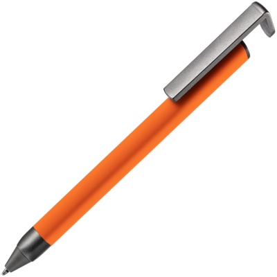PS2408261113 Ручка шариковая Standic с подставкой для телефона, оранжевая