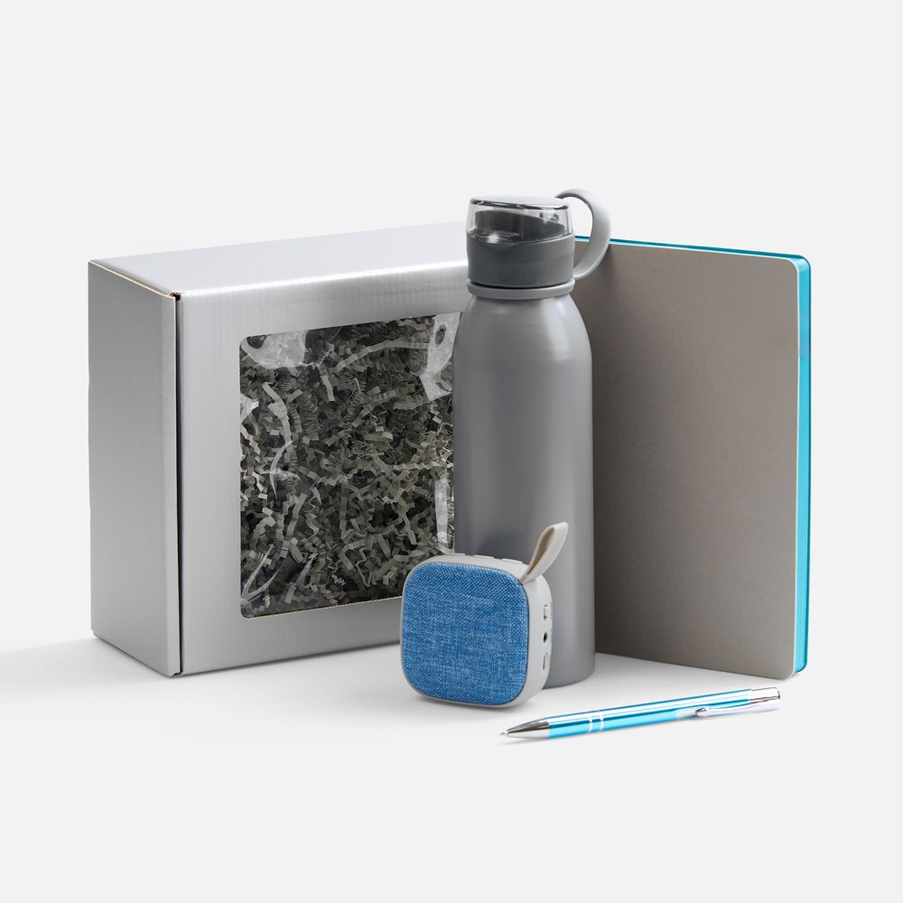 PS1710254655 Набор Flexpen Flow, серый с бирюзовым