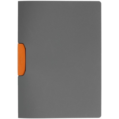 PS2203155869 Durable. Папка Duraswing Color, серая с оранжевым клипом