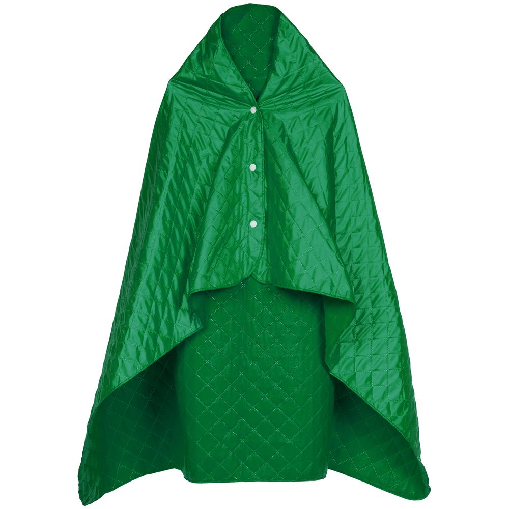 PS2408233177 Molti. Плед-пончо для пикника SnapCoat, зеленый