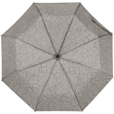 PS2009037 Складной зонт Tracery с проявляющимся рисунком, серый