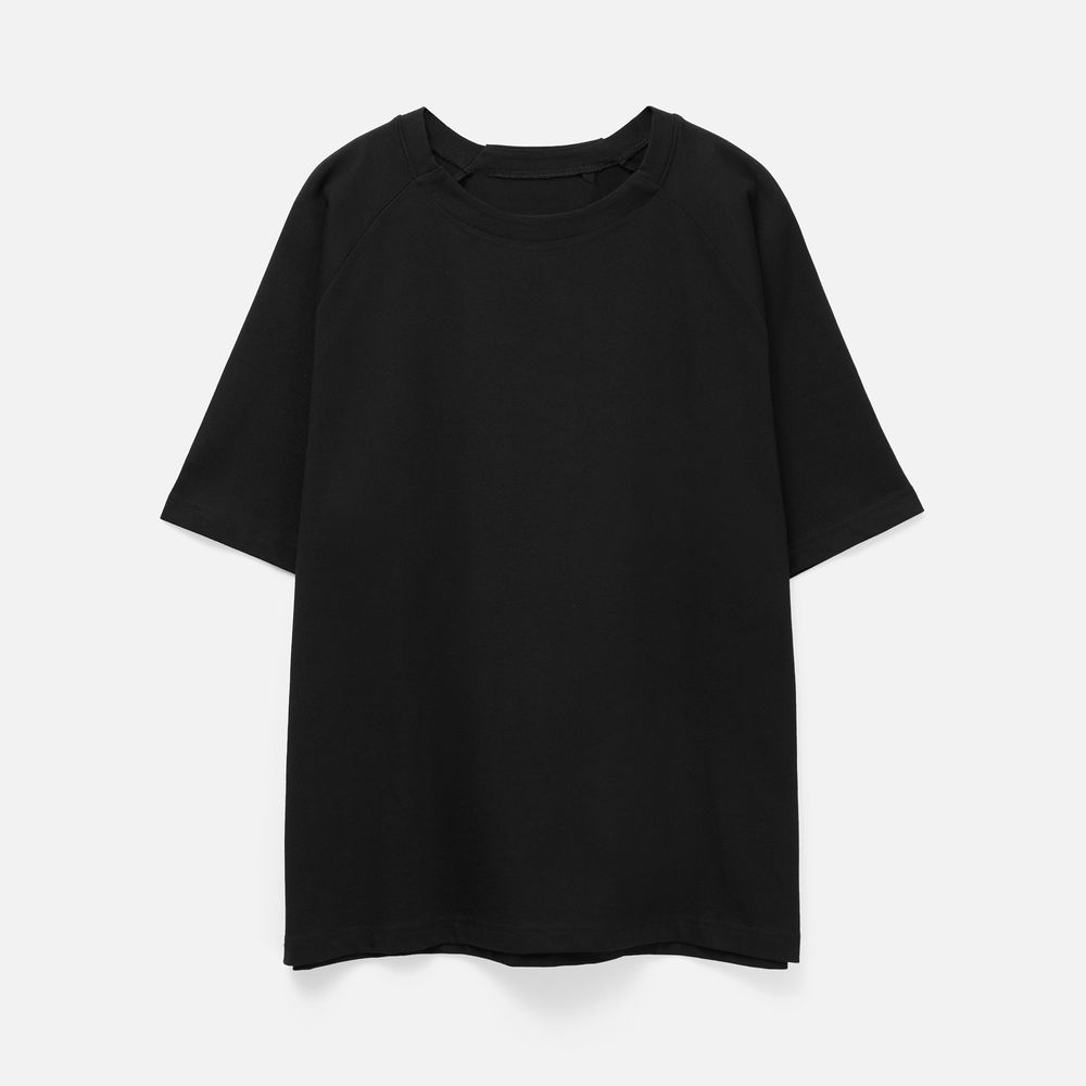 PS1710251216 Manevr. Футболка оверсайз унисекс Avenu, черная