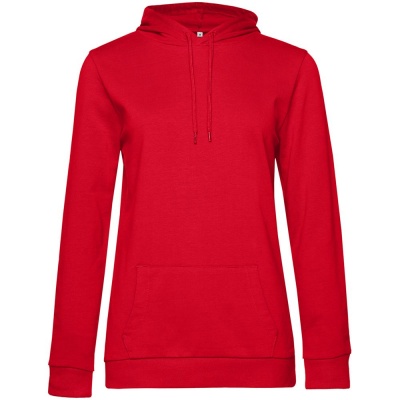 PS2102084389 BNC. Толстовка с капюшоном женская Hoodie, красная