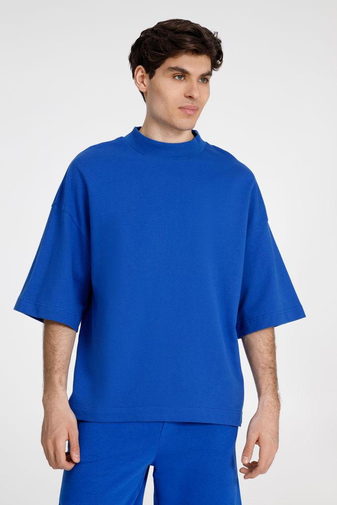 PS1710251183 andor. Футболка оверсайз унисекс T9, синяя