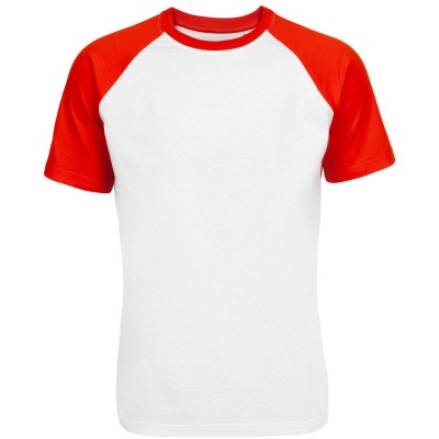 PS2008828 T-Bolka. Футболка мужская T-bolka Bicolor, белая с красным