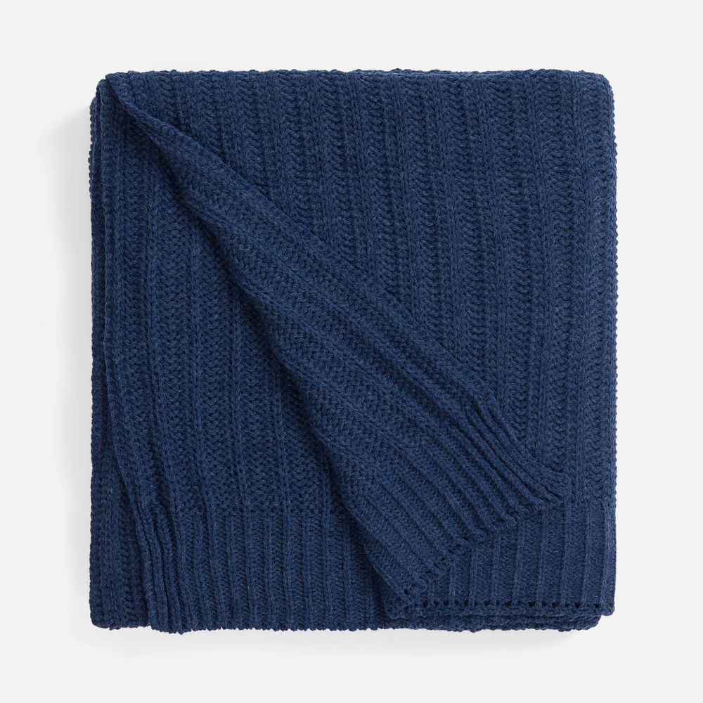 PS1710254507 teplo. Плед Termoment, синий меланж