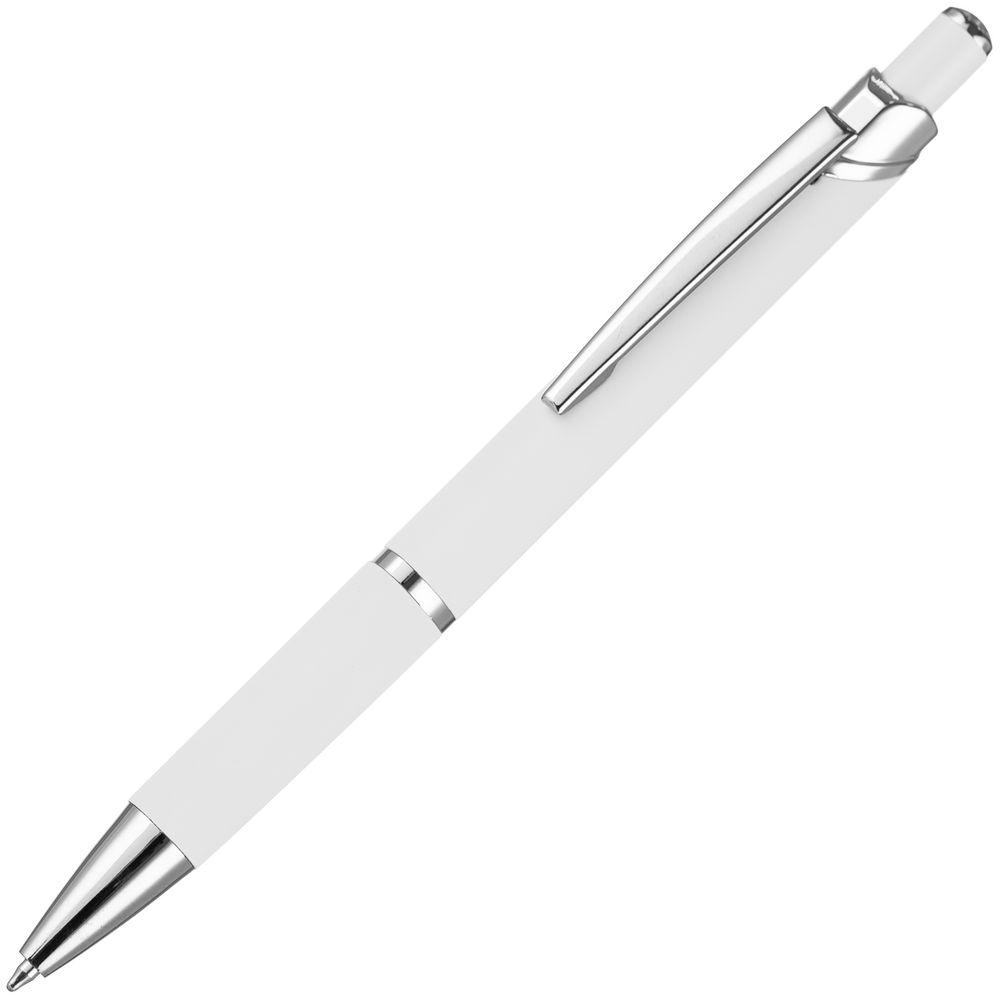 PS1710251347 Ручка шариковая Chromos Soft Touch, белая