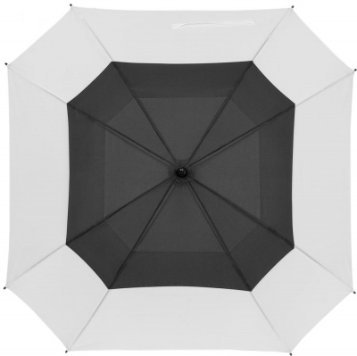 PS2102083650 Molti. Квадратный зонт-трость Octagon, черный с белым