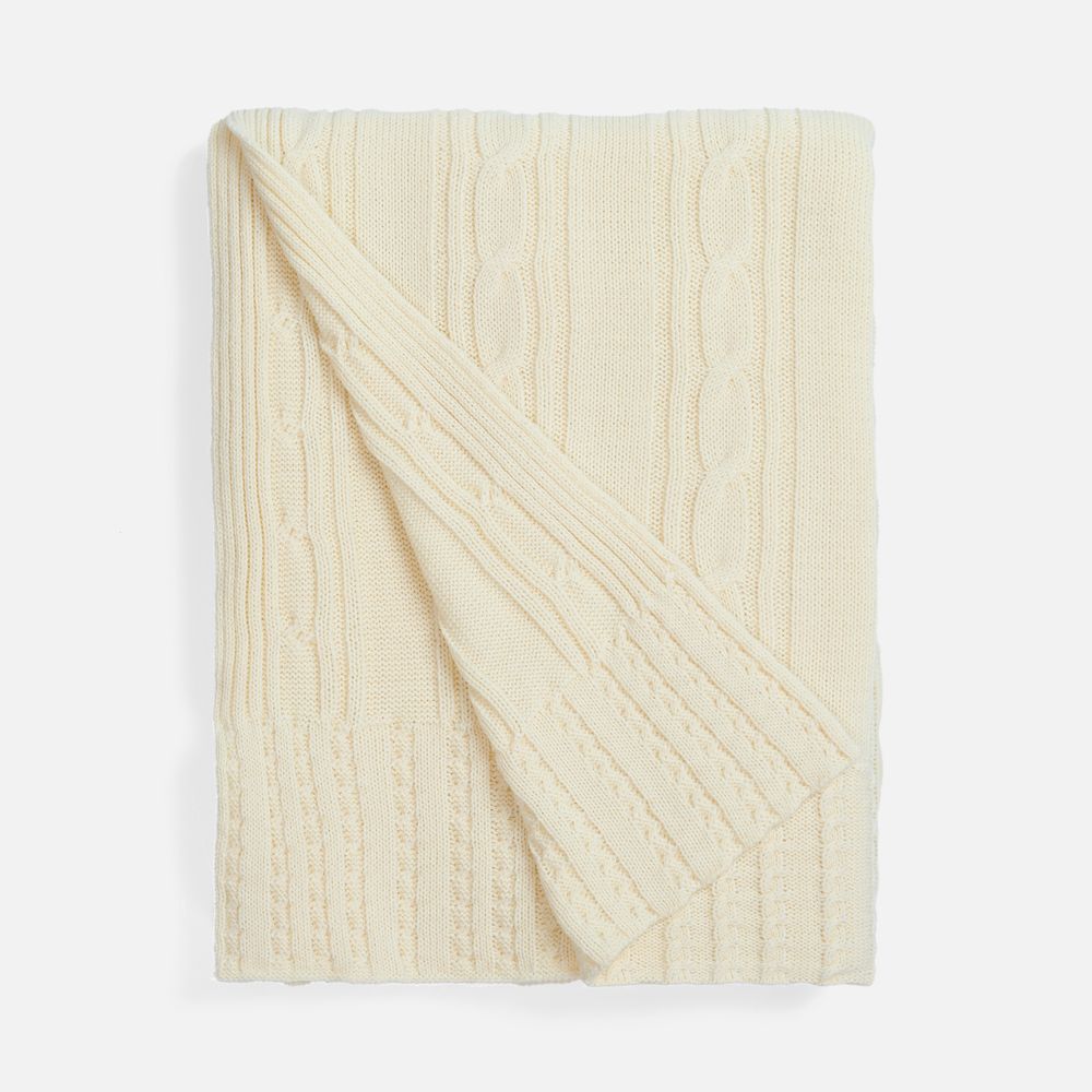 PS1710254829 teplo. Плед Remitti, белый (молочный)