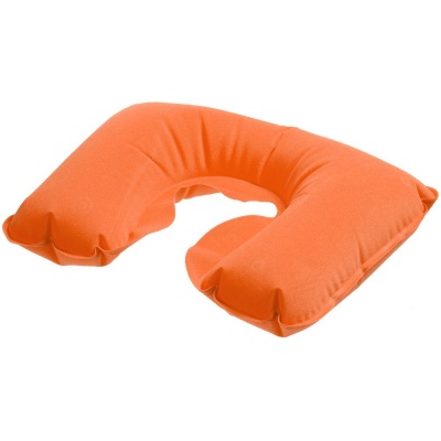 PSSR-ORG1 Надувная подушка под шею в чехле Sleep, оранжевая