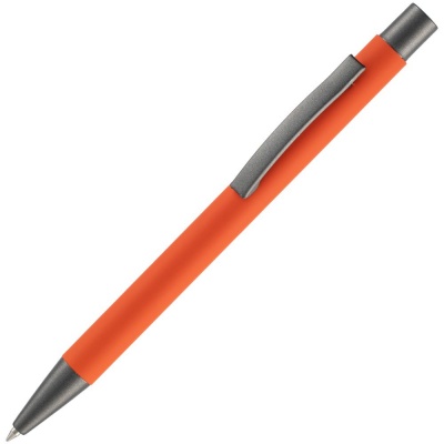 PS2408261502 Open. Ручка шариковая Atento Soft Touch, оранжевая
